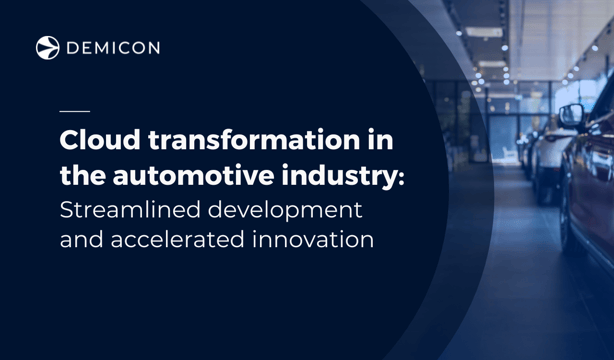 Cloud transformation in the automotive industry Promo Image