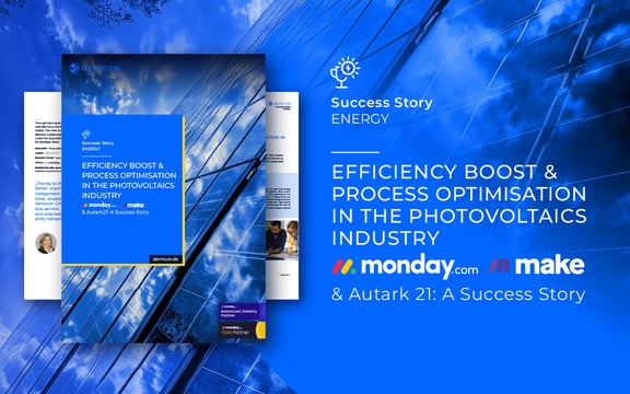 Feature Image for Success Story "Efficiency Boost & Process Optimisation in the Photovoltaics Industry"