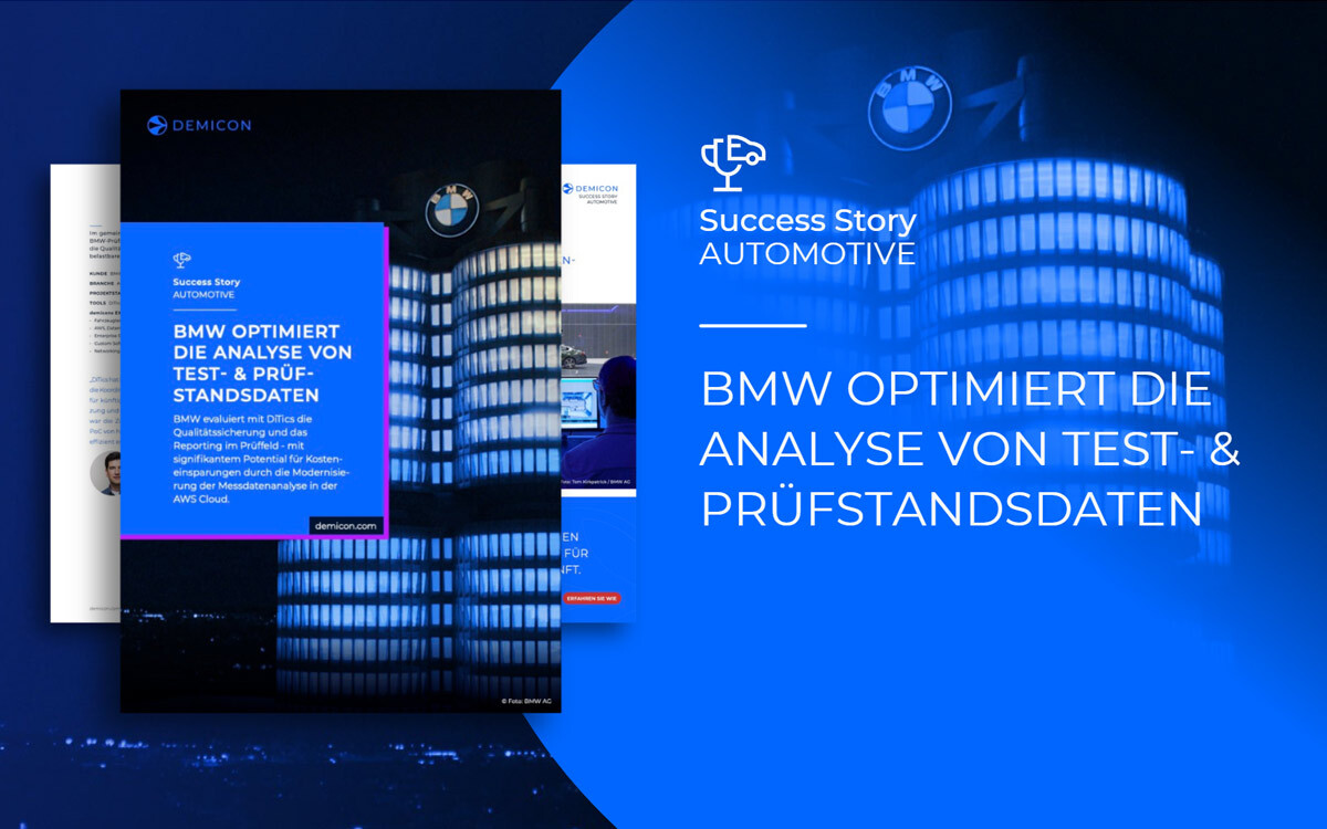 Success Story: BMW optimiert die Analyse von Test & Prüfstandsdaten