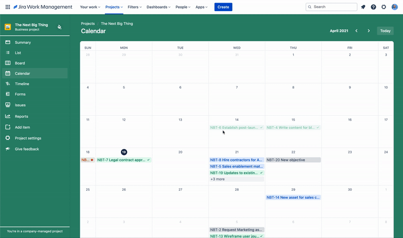 calendarview