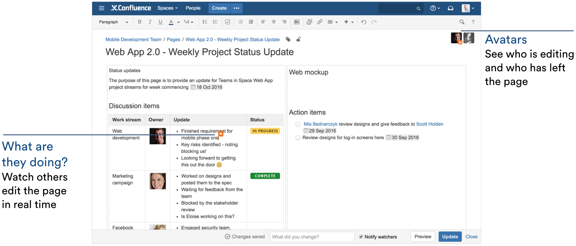Blog Confluence Update 6.0 Bild 1