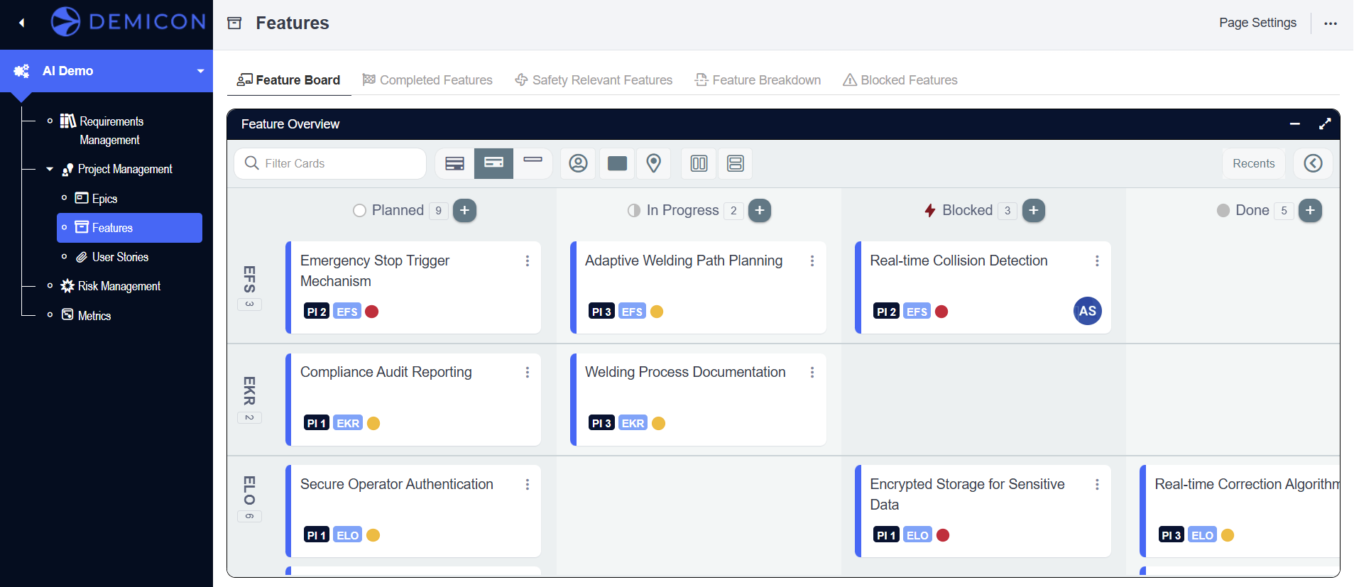 Kanban Board cplace