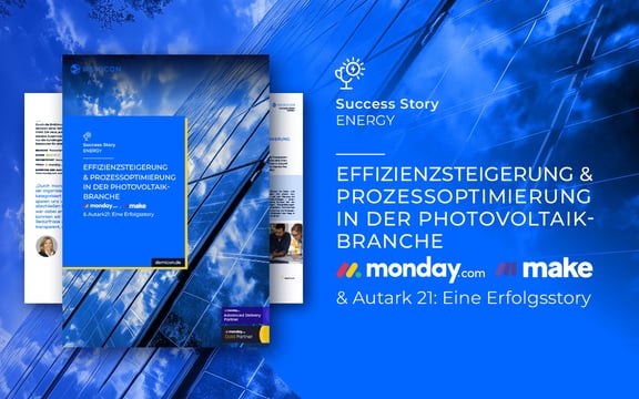Promotional Image for Success Story "Effizienzsteigerung & Prozessoptimierung in der Photovoltaikbranche"