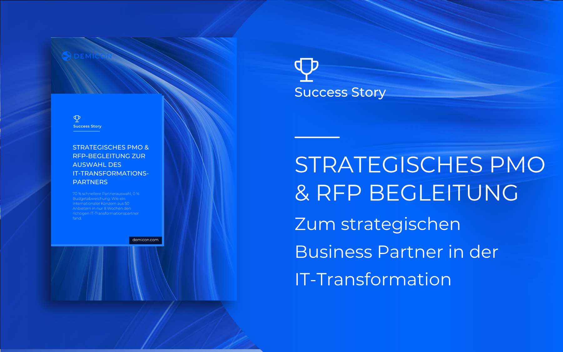 Strategisches PMO & RfP-Begleitung zur Auswahl des IT-Transformationspartners