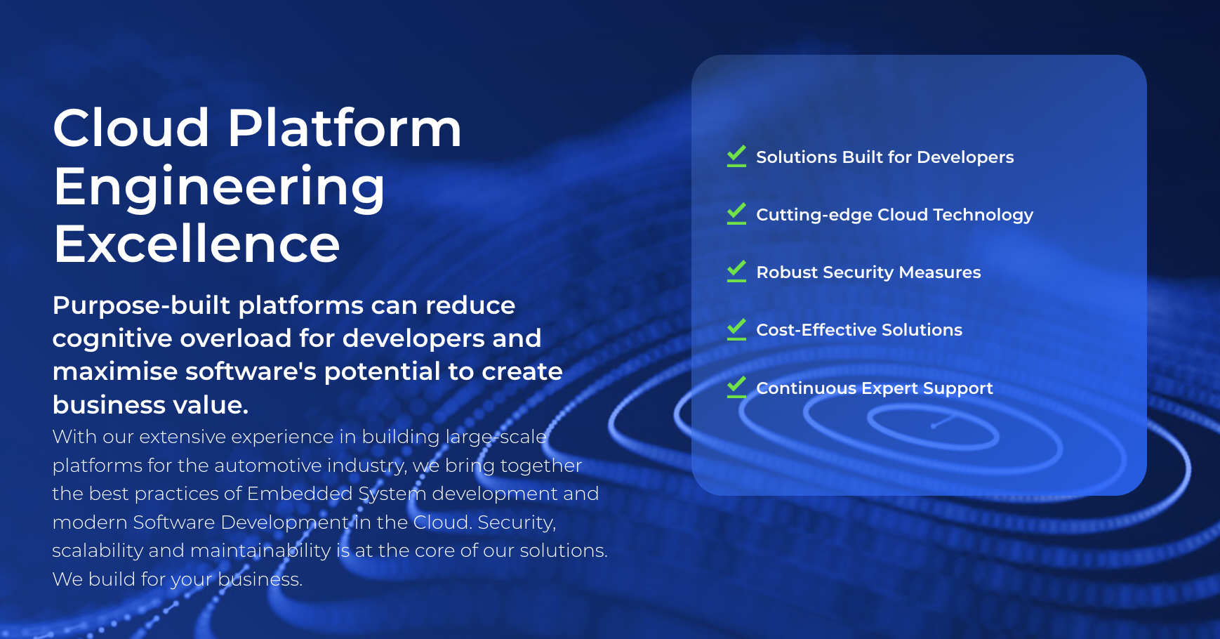 Cloud Engineering & Platform Solutions – demicon