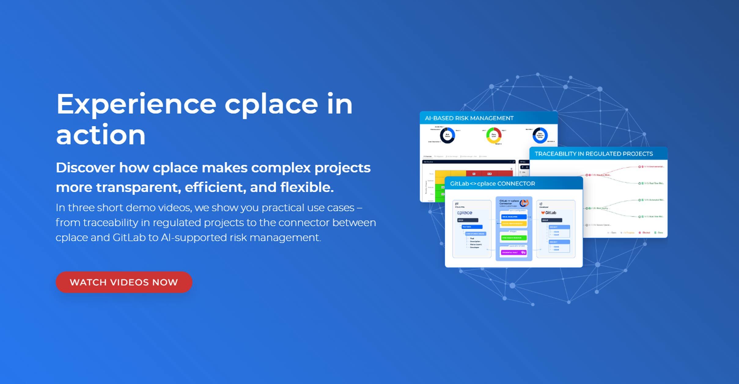 cplace demo video: AI risk management, compliance & GitLab integration