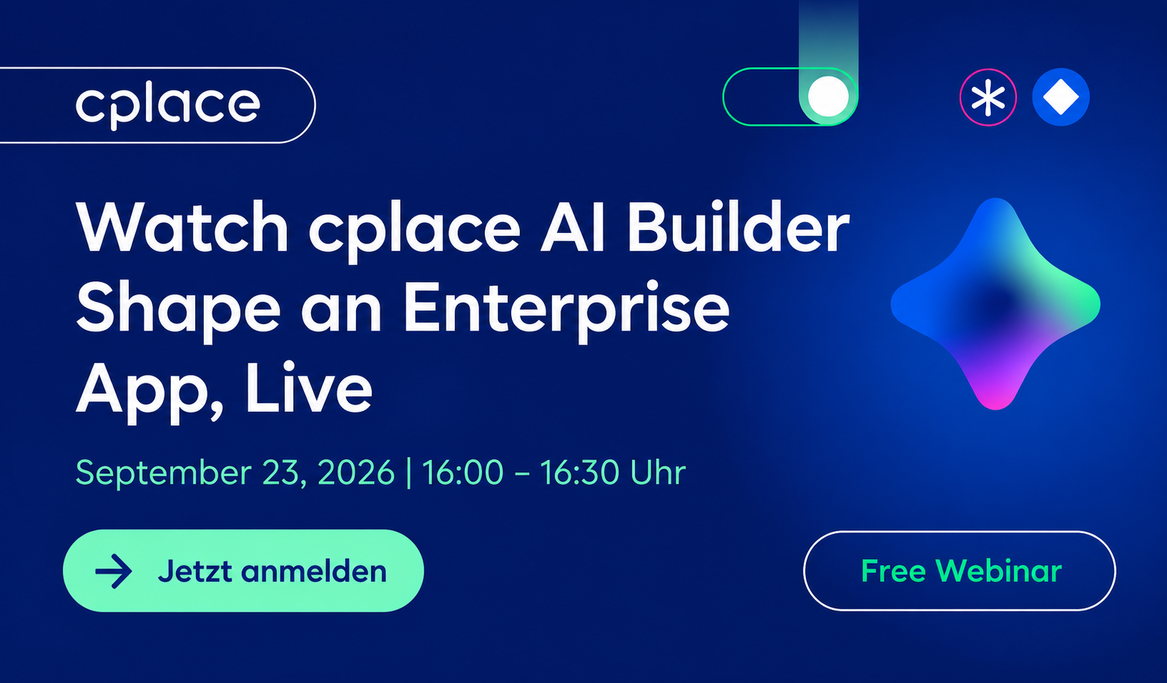 Webinar: cplace AI Builder