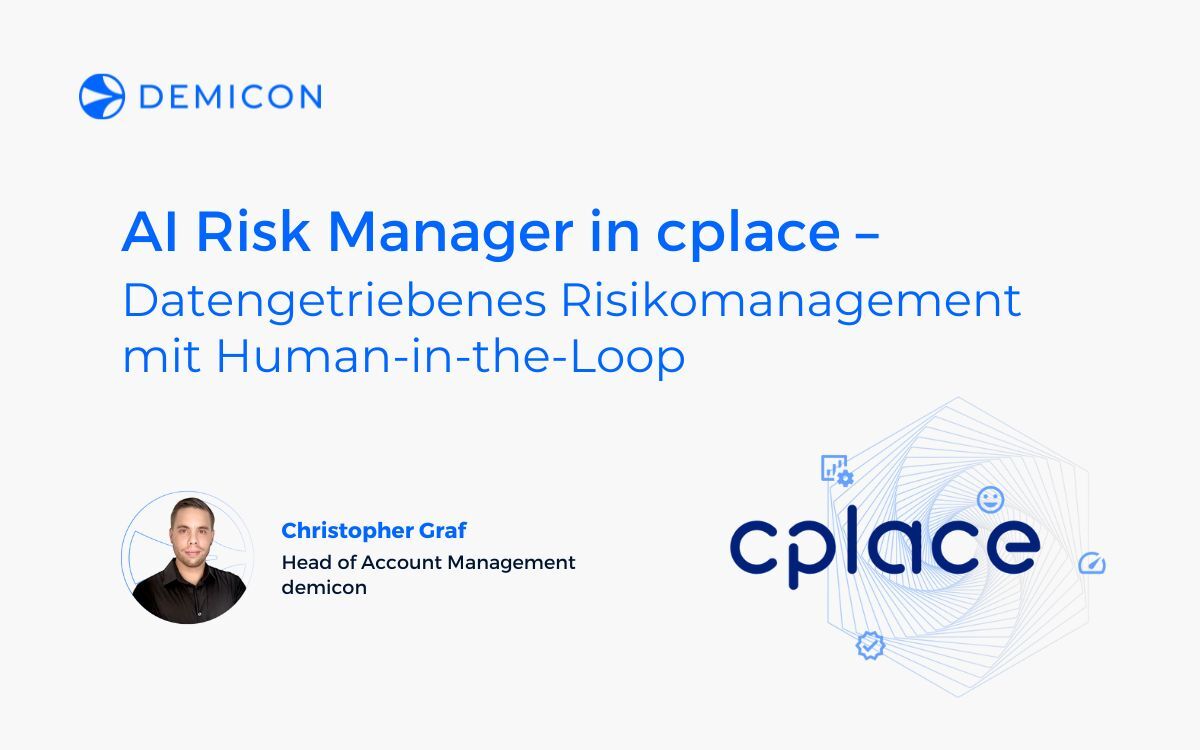 AI Risk Manager in cplace – Datengetriebenes Risikomanagement mit Human-in-the-Loop